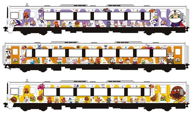 愛媛県を走るアンパンマン列車 アンパンマン日記